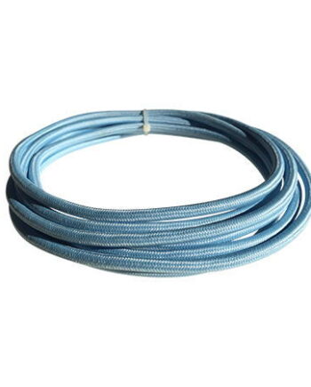 cable manguera eléctrica azul celeste