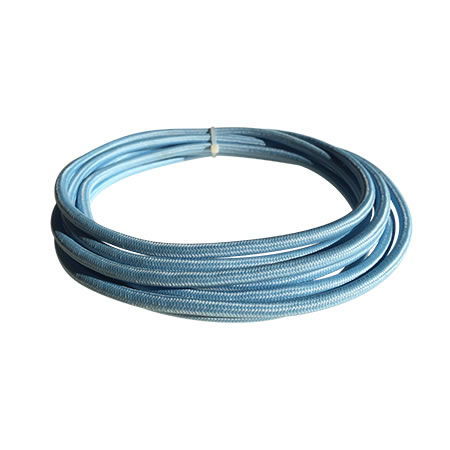 cable manguera eléctrica azul celeste