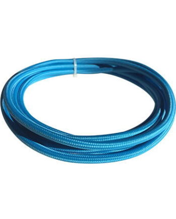 cable manguera eléctrica azul turquesa