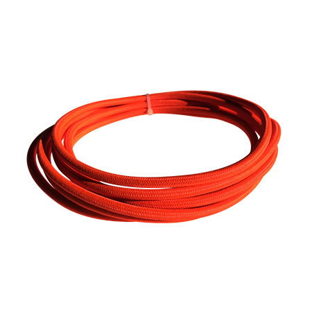 cable manguera eléctrica naranja fluor