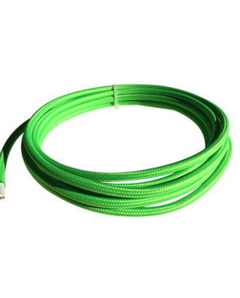 cable manguera eléctrica verde fluor