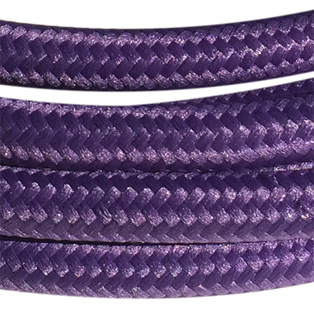cable manguera forrada rollo color violeta detalle