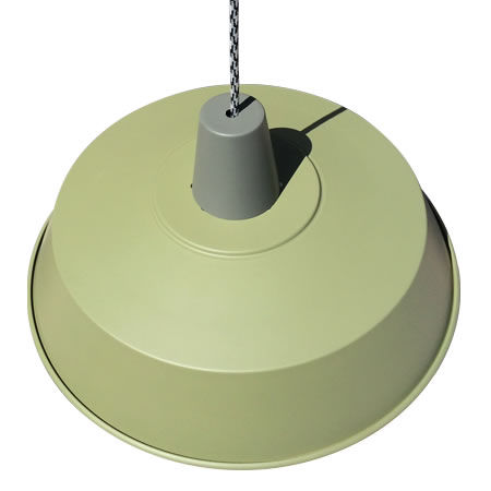 lámpara taller verde oliva superior