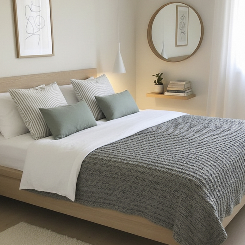 lámpara colgante Diábolo 3 Lámpara blanca cónica colgante cama habitación