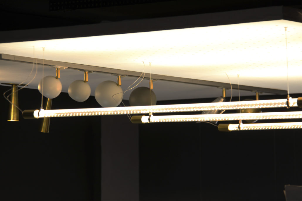 Showroom adnlight colgantes Válvula en latón