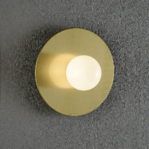 Aplique de pared vintage Platillo keppler 1 Aplique de pared vintage Platillo keppler latón