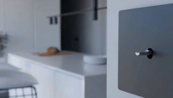 Pulsador | Marco individual | Betón 5 pulsador de palanca