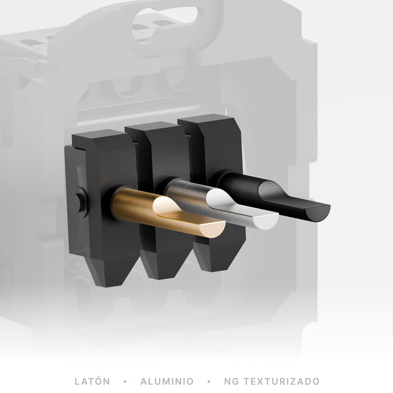 Pulsador | Marco individual | Betón 4 Pulsador | Marco individual | Betón