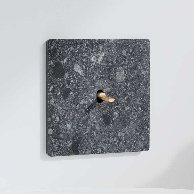 Pulsador | Marco individual | Betón 1 Pulsador