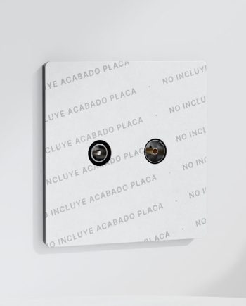 Toma de TV | Marco individual | Placa no Incluida