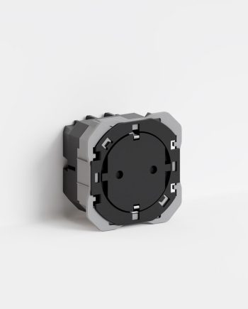 Base Enchufe Schuko | Tapa Retráctil