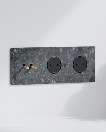 doble Interruptor y Schuko doble