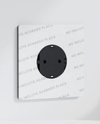 Enchufe schuko | Marco individual | Placa no Incluida