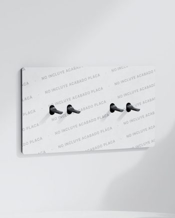 Pulsador x4 | Marco doble | Placa no Incluida