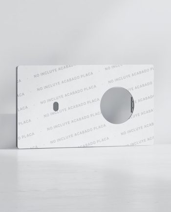 Tapa Ag + Schuko | Marco doble | Placa no Incluida