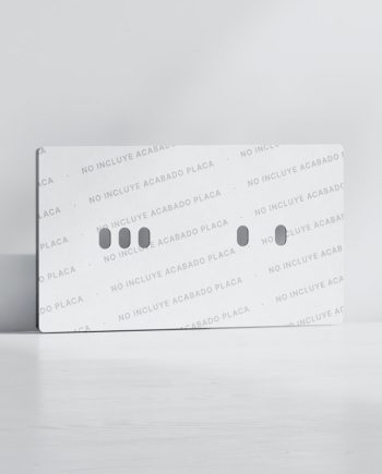 Tapa Ag x5 | Marco doble | Placa no Incluida