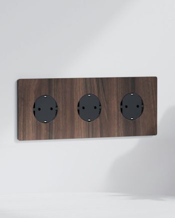 Enchufe Schuko Triple